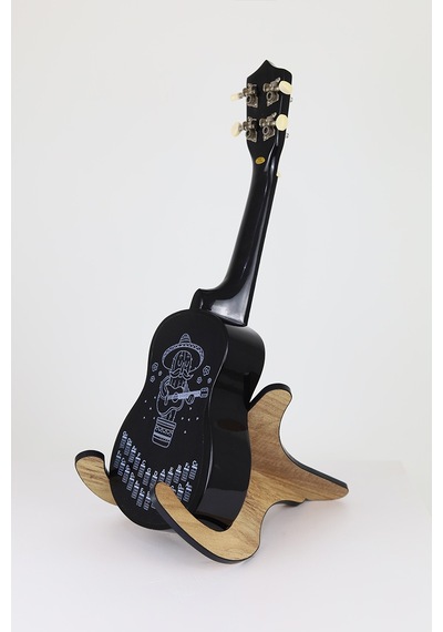beyaz renk havana ukulele akor cetveli tablosu stickeri etiketi