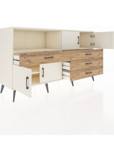Hyperion Konsol 2 Raflı 4 Çekmeceli 4 Kapaklı 176x44x99 Aytaşı-aytaşı/çam Aytası/aytası - Aytası Hyperion Konsol 2 Raflı 4 Çekmeceli 4 Kapaklı 176x44x99 Aytaşı-aytaşı/çam Aytası/aytası - Aytası