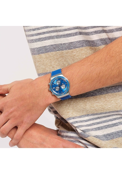 Swatch Yvs485 Blue Is All Erkek Kol Saati Metal