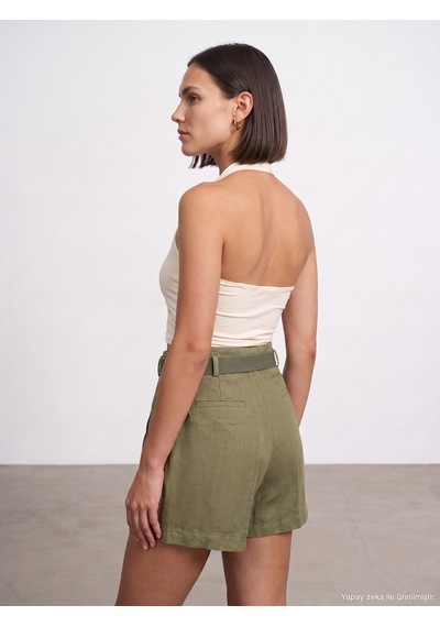 Dilvin 21268 Halter Top-taş