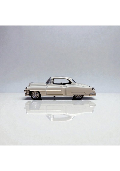 1953 Cadillac Serıes 62 Coupe Diecast Krem Çek Bırak Model Araba Diğer