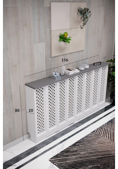 Petek Kaplama Modern Radyatör Kapatma Ünitesi Ön Panel Mdf Tasarım İç Ölçü 156 Cm Dış Ölçü 160 Cm Petek 156 Beyaz Üstü Antrasit D7 Petek Kaplama Modern Radyatör Kapatma Ünitesi Ön Panel Mdf Tasarım İç Ölçü 156 Cm Dış Ölçü 160 Cm Petek 156 Beyaz Üstü Antrasit D7