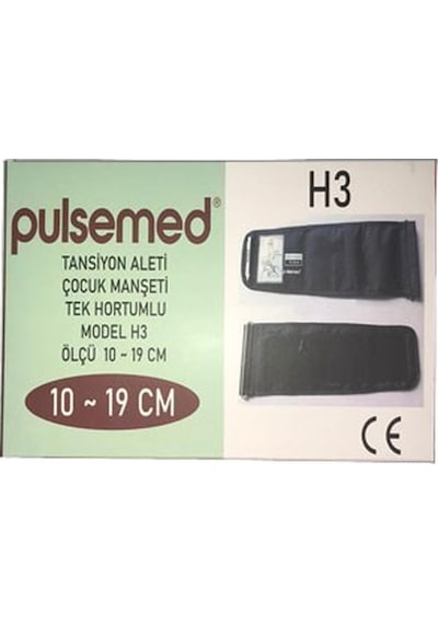 Pulsemed H3 Tek Hortumlu Çoçuk Tansiyon Aleti Manşonu