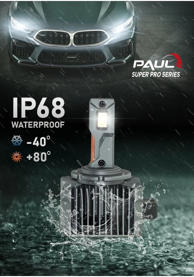 Paulled Paul Süper Pro D3s 24.000 Lümen Güç Şimşek Etkili Odaklı
