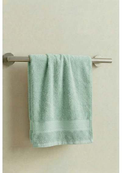 Mira Mint Yeşili El Havlusu - 50x90 Cm, 230gr, %100 Pamuk Mint Yeşil