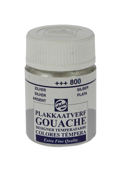 Gouache Jar 16ml Guaj Boya Silver / 800 No Color