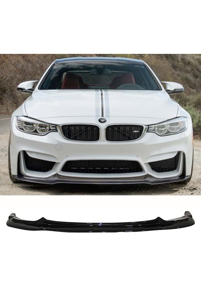 Bmw F36 4 Serisi Vorstainer M4 Ön Lip Piona Black Ön Ek 2014