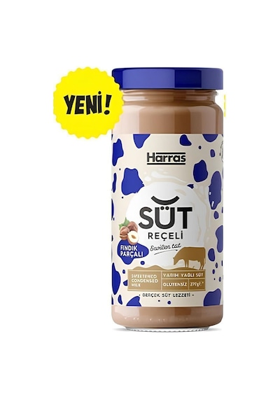 Glutensiz Fındıklı Süt Reçeli 270 Gr X 4 Adet