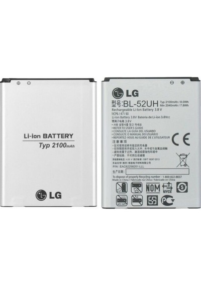 LG Uyumlu Optimus L70 A Kalite Pil Batarya D320 - Bl-52uh - 2100 Mah - Sku104226