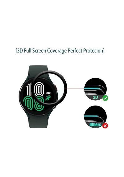 Samsung Galaxy Uyumlu Watch 4 44mm Ekran Koruyucu Nano Esnek Cam Ppm