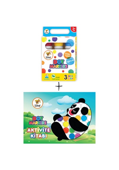Lino Dot Markers 3'Lı Aktivite Kitabı Seti