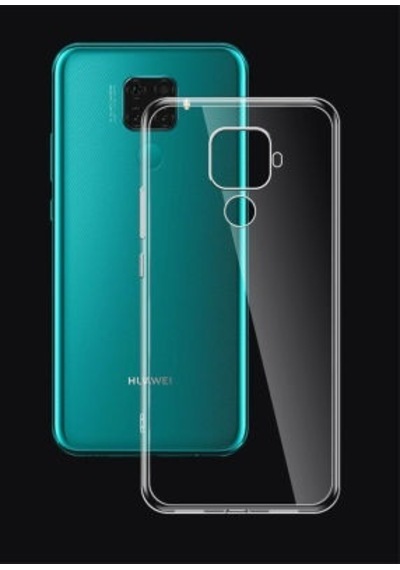 Huawei Mate 30 Lite İle Uyumlu Kılıf Şeffaf Esnek Silikon Telefon Kılıfı Kapak