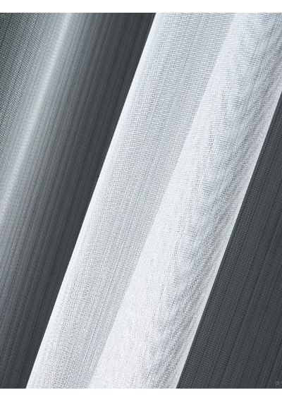 Br Perle Şeffaf Bambu Tül Perde 1/3 Sık Pile Ütü Gerektirmez En Çok Tercih Edilen Tül Perde Kırık Beyaz