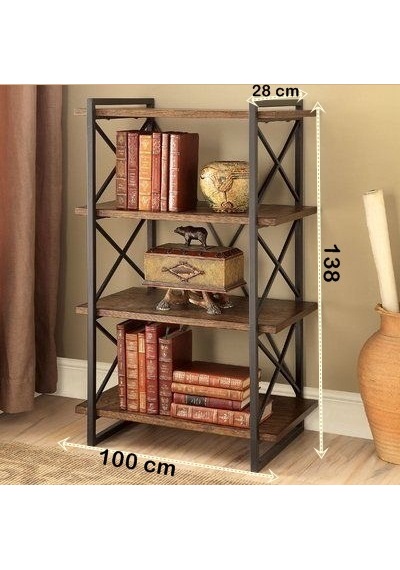 Güvendekoratif Güvendekoratif Metal Kitaplık