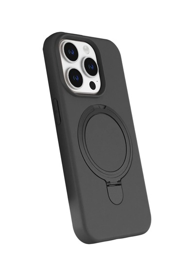 Apple İphone 14 Pro Max Uyumlu Regal Magsafe Standlı Kapak - Titan Gri