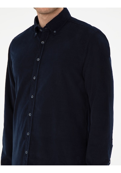 Pierre Cardin Erkek Lacivert Gömlek Desenli 50292347-vr033 Lacivert