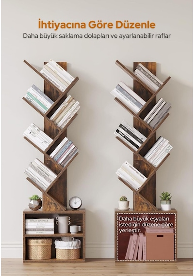 6 Katlı Kitaplık Depolama Dolaplı, Dar Ve Uzun Ağaç Kitaplık Modern Rustik Kahverengi Kitap Düzenleyici Beyaz 6 Katlı Kitaplık Depolama Dolaplı, Dar Ve Uzun Ağaç Kitaplık Modern Rustik Kahverengi Kitap Düzenleyici Beyaz