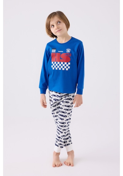Rolypoly Erkek Çocuk Mavi Pijama Takımı 5274-45623 Mavi