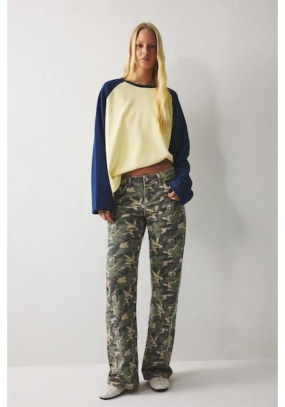 Defacto Kamuflaj Desenli Straight Fit Normal Bel Standart Boy Gabardin Pantolon I8220ax26wnkh175 Haki-kh175 Defacto Kamuflaj Desenli Straight Fit Normal Bel Standart Boy Gabardin Pantolon I8220ax26wnkh175 Haki-kh175