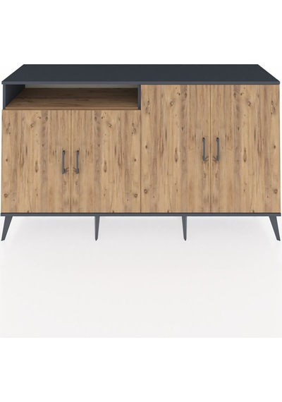 Hyperion Konsol 4 Raflı 4 Kapaklı 176x44x99 Antrasit-çam Antrasıt/atlas Çam - Antrasıt Hyperion Konsol 4 Raflı 4 Kapaklı 176x44x99 Antrasit-çam Antrasıt/atlas Çam - Antrasıt