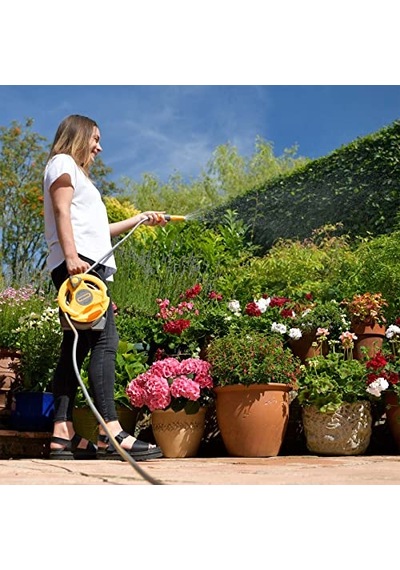 Wiltec Hozelock 2427h 10 M Hortumlu Tak Git Kapalı Mikro Hortum Toplama Sarma Makara Seti