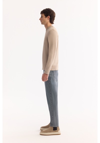 Avva Erkek Vizon Bisiklet Yaka Rayon Tüylenmeyen Regular Fit Triko Kazak A52y5001