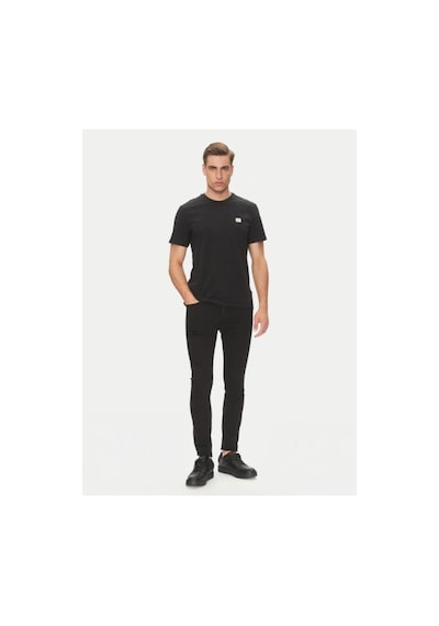 Calvin Klein Ss Badge 30s Jersey Classıc Tee-8299 Black