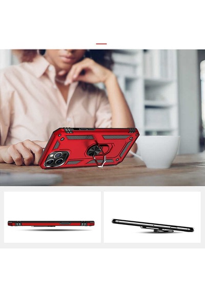 Zore İphone 12 Pro Uyumlu Nvth Vega Kılıf-gri