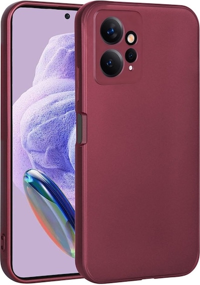 Xiaomi Redmi Note 12 4g Kılıf Zore Premier Silikon Kapak Mürdüm