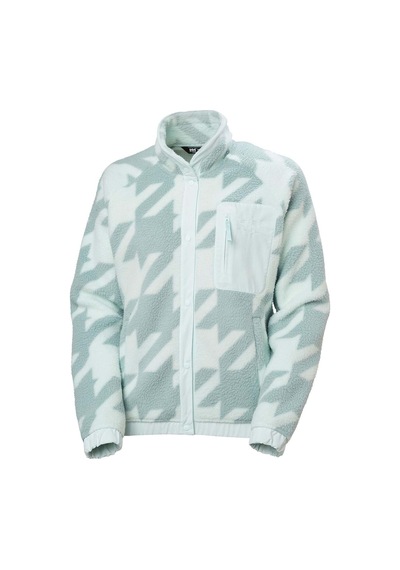 Helly Hansen W Imperıal Prınted Pıle Snap Mont Icicle