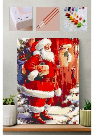 Sayılarla Boyama Seti - Noel Baba
