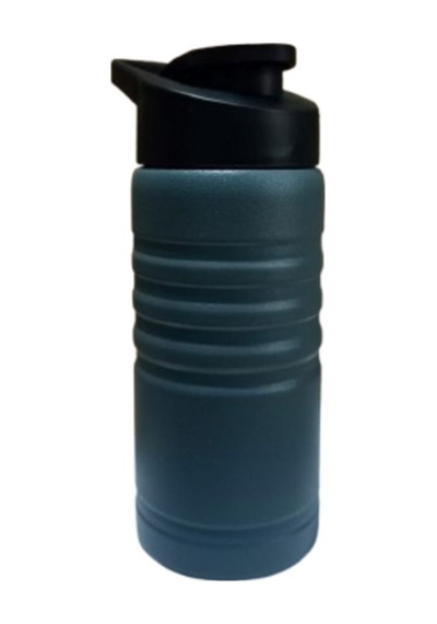 500 Ml Paslanmaz Çelik Spor Kapak Su Matarası Okul Outdoor Bpa İçermez - Gri Gri