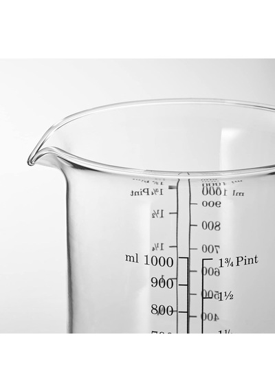 Ayrex Vardagen Ölçü Sürahisi, 1,0 L, Cam Genel