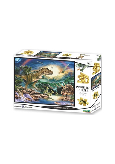 Prime 3d Tyrannosaurus Puzzle 100 Parça 10526