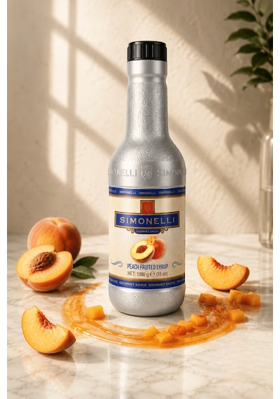 Simonelli Şeftali Frozen Meyve Püresi 1 KG