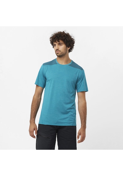 Salomon Outlıne Erkek Tişört Deep Dıve Lc2234300 Mavi