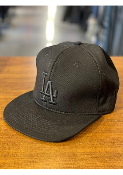 La Lakers Siyah Nakışlı Hiphop Snapback Rapper Basket Cap Şapka