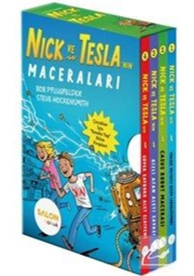 Nick Ve Tesla Kutulu 4 Kitap Takım / Bob Pflugfelder