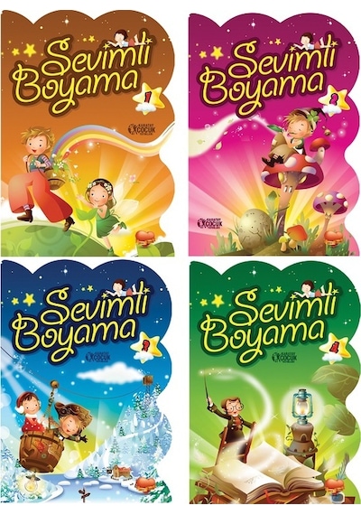 Karatay Şekilli Sevimli Boyama Tekli