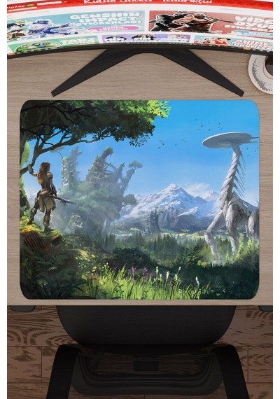 Horizon Zero Kaymaz Dikişli Kauçuk Oyuncu Mousepad V5 - 48x40 Xl Gaming Mouse Pad Fare Altlığı