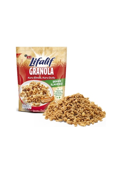 Eti Lifalif Granola Kuru Elmalı Kuru Dutlu 2 x 200 G