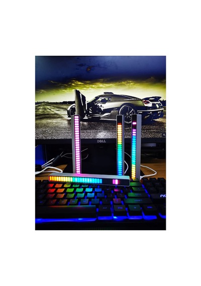 Rgb Sese Duyarlı Taşınabilir Ekolayzer Led Çubuk Belirtilmemiş