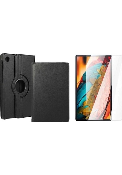 Galaxy Uyumlu Tab A8 2021 Sm-X200 10.5" 360 Dönebilen Standlı Kapaklı Kı (529706927)