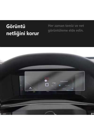 Citroen Spacetourer 10 İnç Mat Ekran Koruyucu Gösterge ' Sadece Ekran Koruyucu