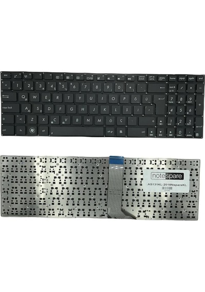 Asus Uyumlu P2520la-xo0399e, P2520la-xo0403e, P2520la-xo0436g Klavye Siyah Tr