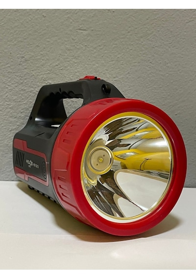 Helios Hs-5213 5w Şarj Edilebilir Gemici El Feneri 6400k Beyaz Işık Kırmızı - Siyah