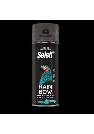 Selsil Rainbow Akrilik Sprey Boya - Trafik Kırmızı 400 Ml Trafik Kırmızı
