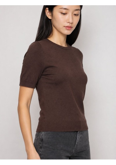 Loft Regular Fit Kadın Bluz K.kol Lf2044861 Q1.v1 Kahverengi