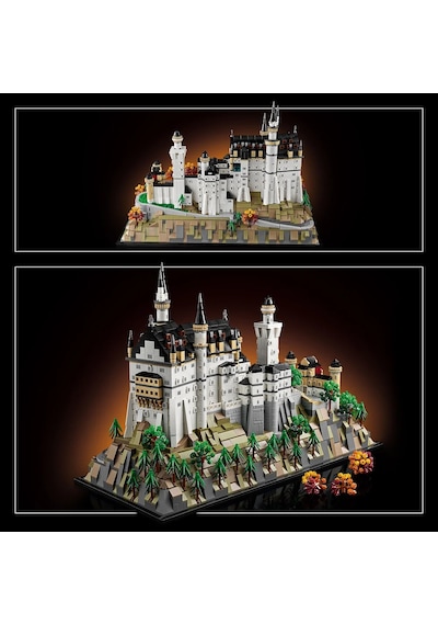 LEGO® Architecture Neuschwanstein Şatosu 21063 - Yetişkinler için Koleksiyonluk Model Yapım Seti (3455 Parça)
