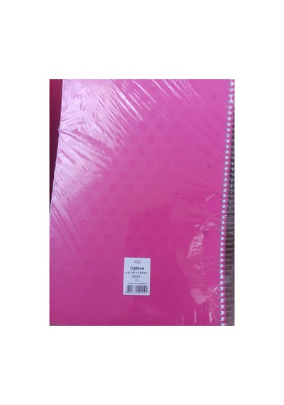 A-4 160 Yaprak Çizgili Defter Pembe Pembe